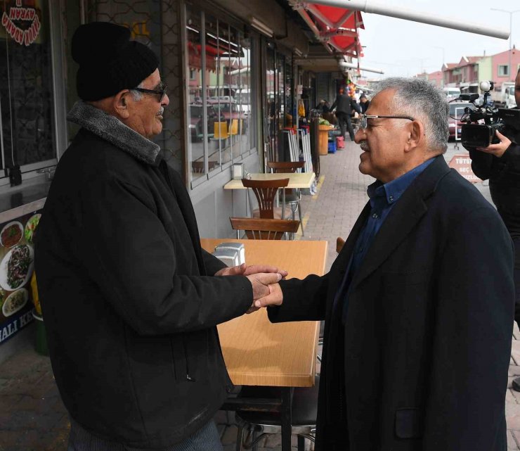 Başkan Büyükkılıç’tan Doğu Garajı esnafına ziyaret