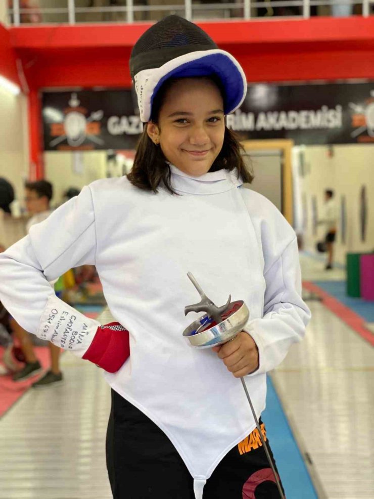 Eskrimde Gaziantep’ten bir yıldız doğuyor
