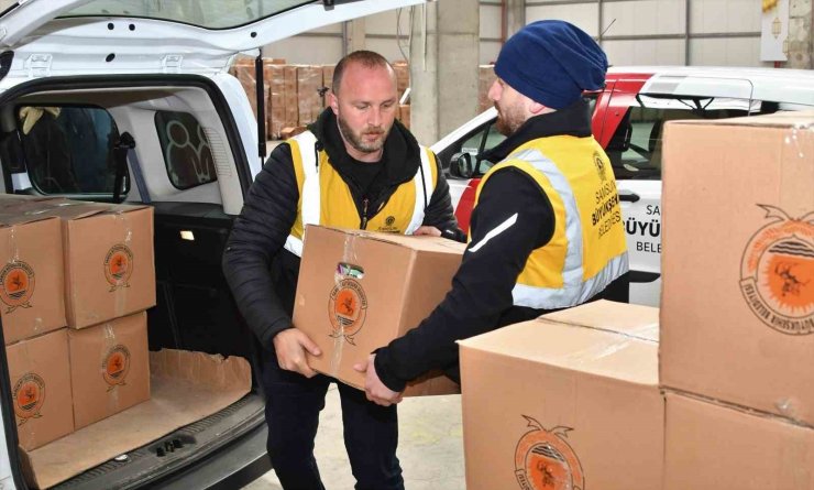 Samsun Büyükşehir Belediyesi’nden Ramazan yardımı