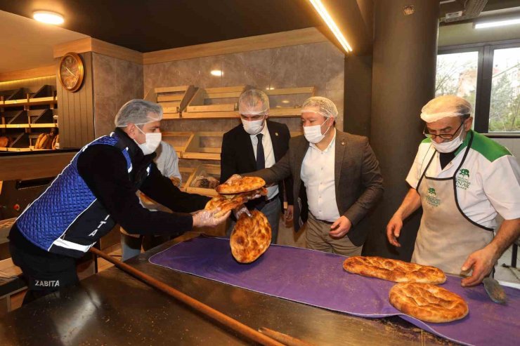 Yenimahalle Belediyesi zabıta ekipleri fırınları denetledi