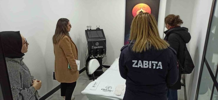 Bilecik’te güzellik salonlarında denetim yapıldı