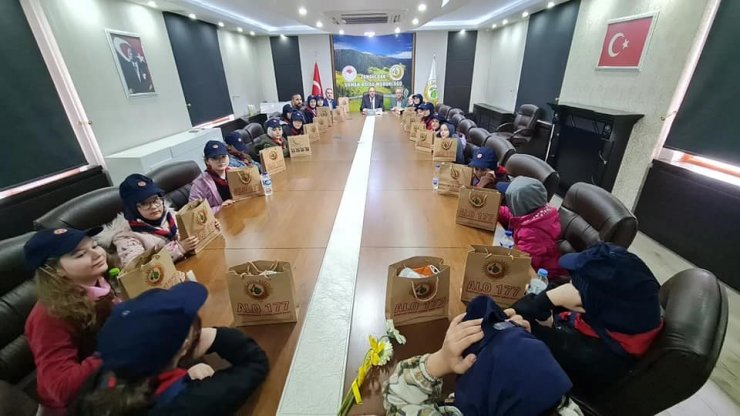 Öğrencilerden Ormancılık Haftası ziyareti