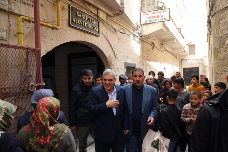 Beyazgül, Şanlıurfa Aşevi Derneği’ni ziyaret etti