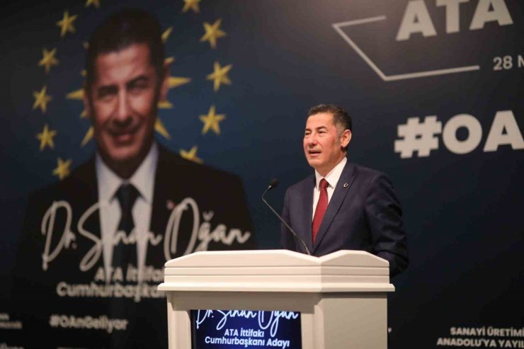 Ata İttifakı’nın cumhurbaşkanı adayı Sinan Oğan, Ankara’da basın toplantısı düzenledi