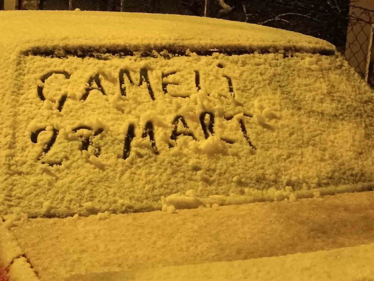 Denizli’ye Mart sonunda kar sürprizi