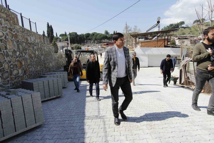 Nazilli’de yol çalışmaları devam ediyor