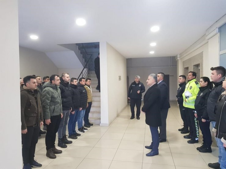 Zonguldak’ta 40 polis memuru deprem bölgesine hareket etti