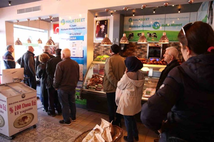 Vatandaşlar Halk Ege Et’i tercih ediyor