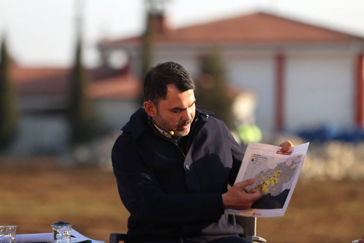 Bakan Kurum: “Deprem bölgesinde yapacağımız konutları sıfır atık uyumlu inşa edeceğiz”