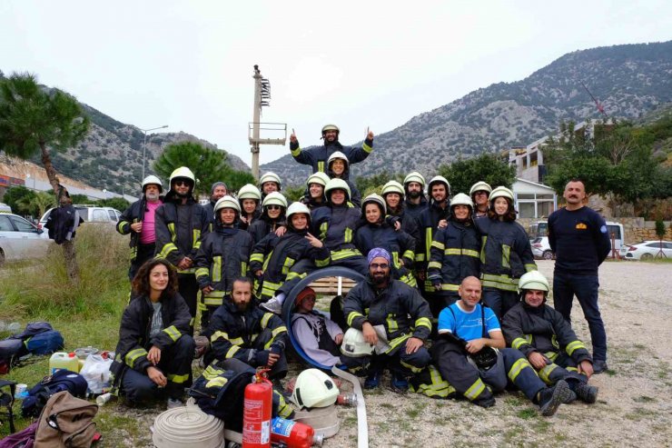 Büyükşehir’den Bodrum’da gönüllü ateş savaşçılarına eğitim