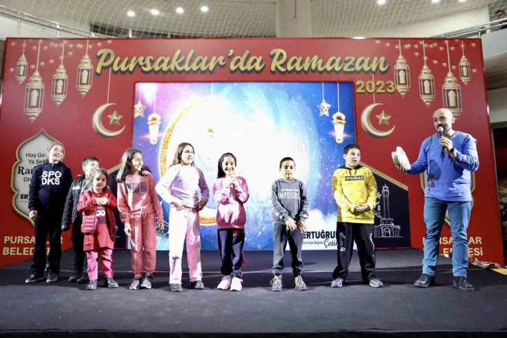 Pursaklar’da depremzede çocuklar için Ramazan etkinlikleri