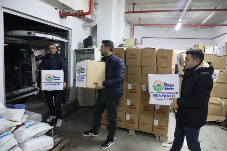 İlkadım’dan 750 aileye Ramazan kolisi