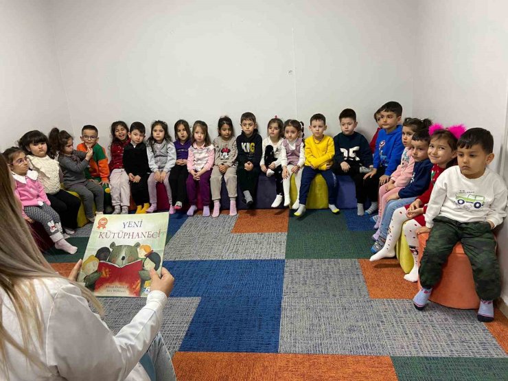 Büyükşehir Erkilet Kütüphanesi’nde minikler ağırlanıyor