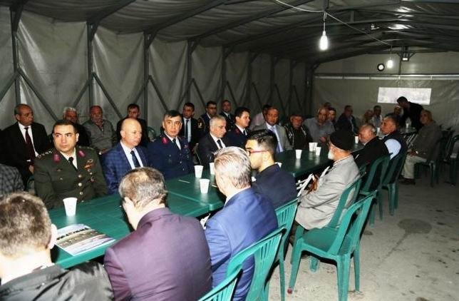 Vali Kamçı Şehit Furkan Hamamcı’nın mevlidine katıldı