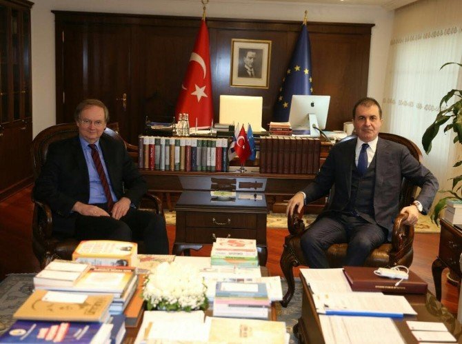 AB Bakanı Çelik, AB Türkiye Delegasyonu Başkanı Berger’i kabul etti