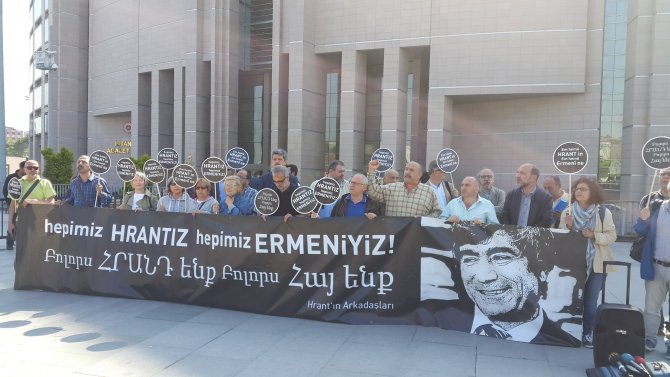 Hrant’ın Arkadaşları'ndan adliye önünde açıklama