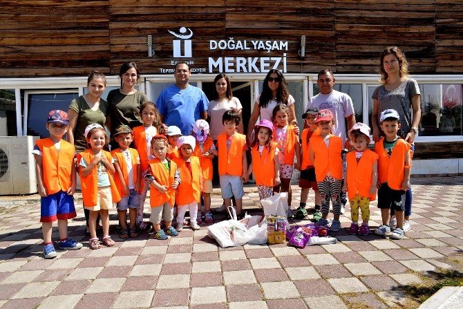 Minik öğrenciler Tepebaşı Belediyesi Doğal Yaşam Merkezi’ni ziyaret etti