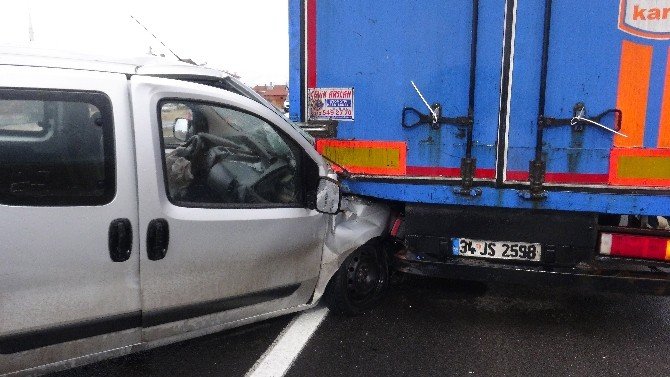 Aksaray’da trafik kazası: 1 yaralı