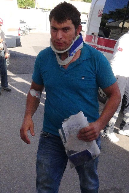 Aksaray’da otomobil takla attı: 3 yaralı