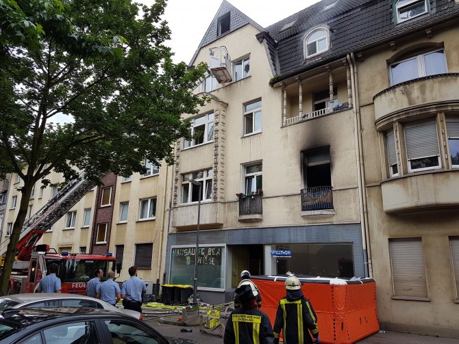 Türk mahallesinde şüpheli yangın