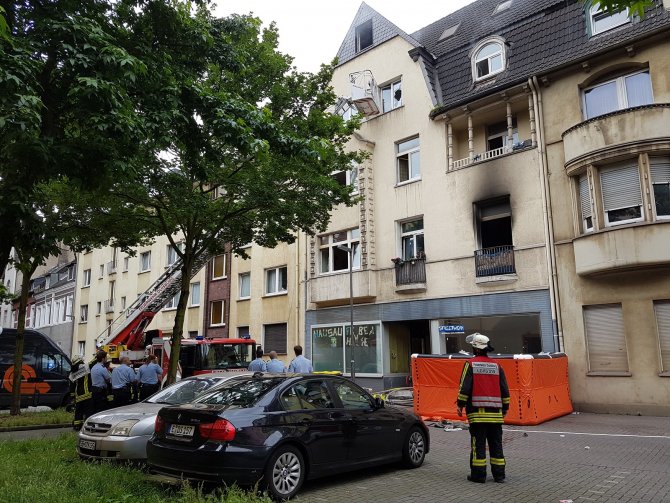 Türk mahallesinde şüpheli yangın