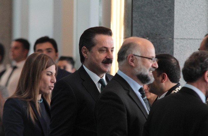 Anayasa Mahkemesi üyeliklerine seçilen Recai Akyel ve Yusuf Şevki Hakyemez’in ant içme töreni