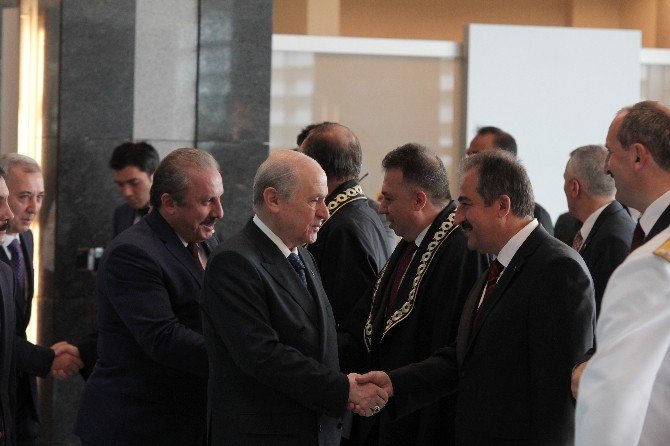 Anayasa Mahkemesi üyeliklerine seçilen Recai Akyel ve Yusuf Şevki Hakyemez’in ant içme töreni