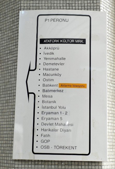 Metro’dan “Atatürk” İsminin Kaldırıldığı İddiası