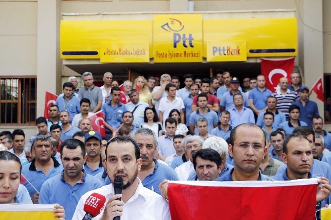 PTT ve TRT çalışanları darbe girişimini lanetledi