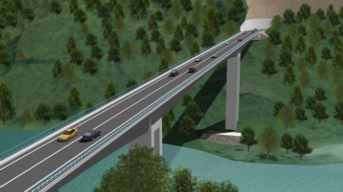 Borçka’da 8 köyün 10 yıldır beklediği Güreşen Köprüsü nihayet yapılıyor