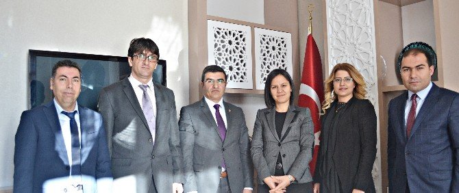 ASP İl Müdürlüğü Yöneticileri, Vali Yardımcısı Özdemir ile vedalaştı