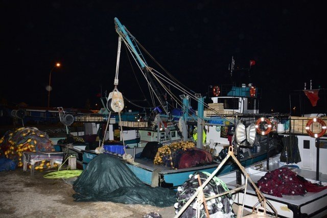 Şiddetli poyraz sebebiyle balıkçılar ‘Vira Bismillah’ diyemedi