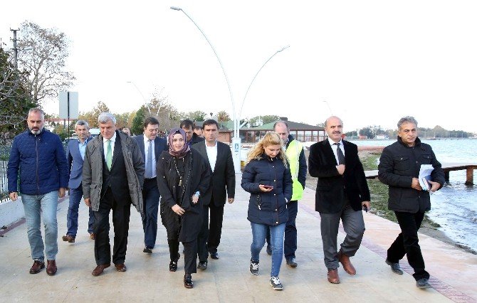 Başkan Karaosmanoğlu, Dereköy Sahilinde inceleme yaptı