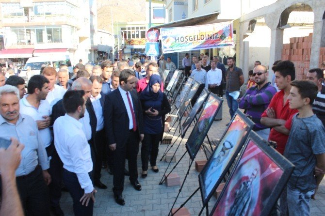 Sason Çarşısı’nda fotoğraf sergisi açıldı