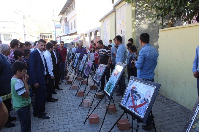 Sason Çarşısı’nda fotoğraf sergisi açıldı