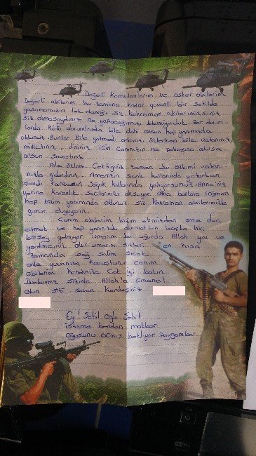 Öğrenciden Askere Duygulandıran Mektup