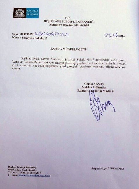 Ruhsatsız İşyerlerini Şikayet Edip, 8 Yıl Ruhsatsız Büro Çalıştırdılar