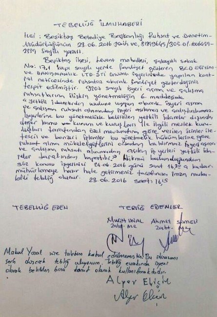 Ruhsatsız İşyerlerini Şikayet Edip, 8 Yıl Ruhsatsız Büro Çalıştırdılar