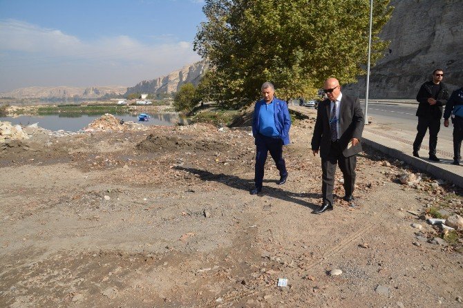 Birecik Sahil Projesinde 3. etap başladı