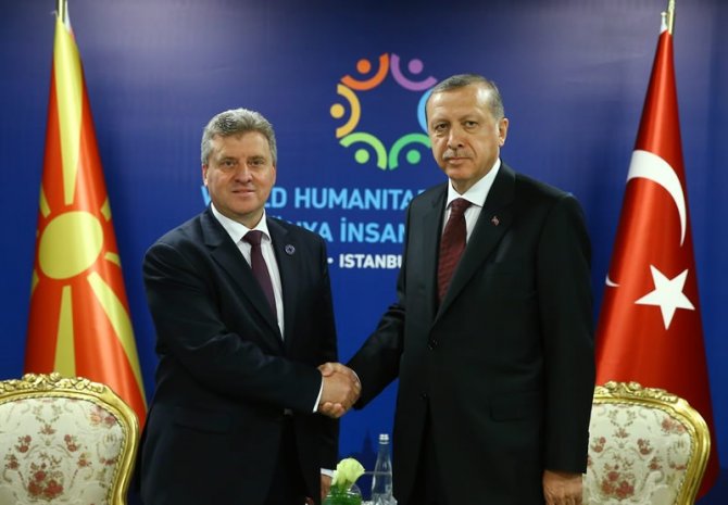 Cumhurbaşkanı Erdoğan, Makedonya Cumhurbaşkanı Ivanov ile görüştü