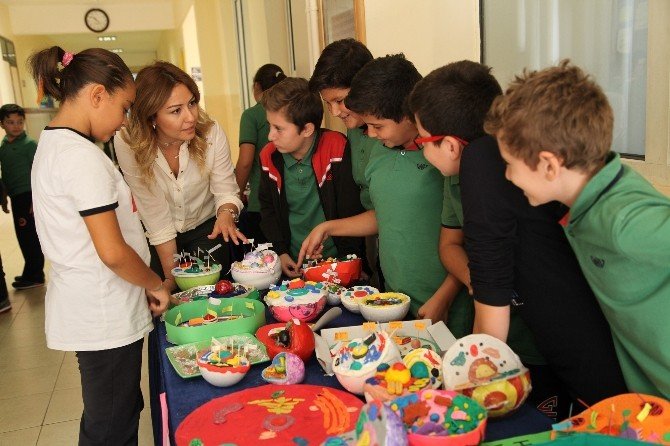 GKV’lilerden bitki ve hayvan hücre maketleri sergisi