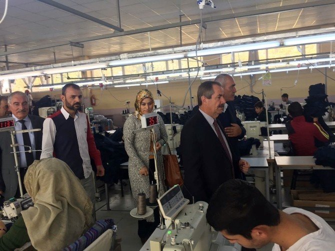 Başkan Gürsoy’dan tekstil fabrikasına ziyaret
