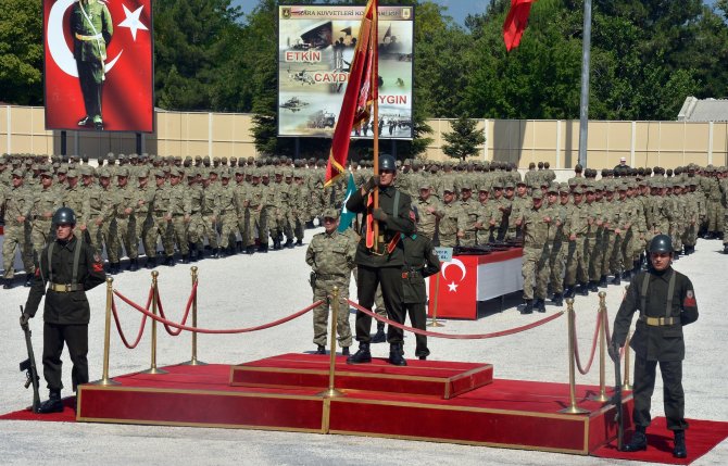 Acemi erler yemin etti