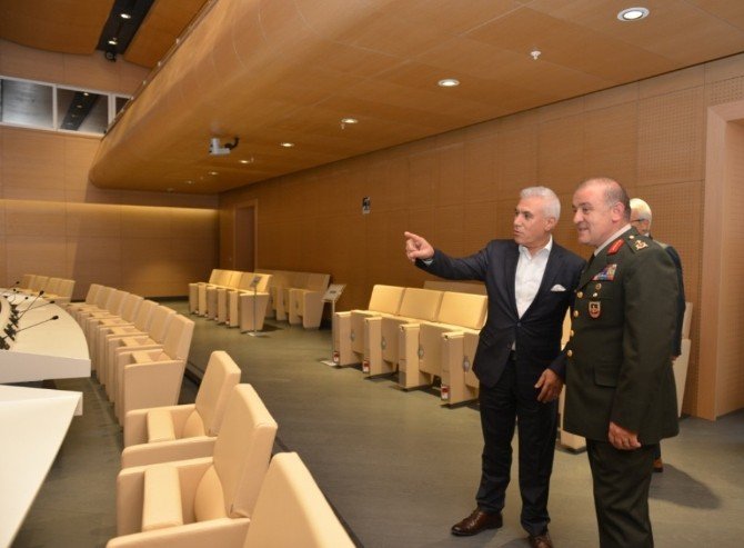 Tuğgeneral Hacıoğlu’ndan Bozbey’e ziyaret