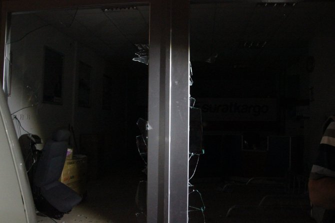 Çankırı’da Sürat Kargo'ya saldırı