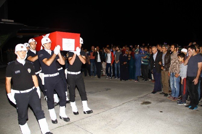Oğlunun doğum gününde şehit olan polisin cenazesi Samsun’da