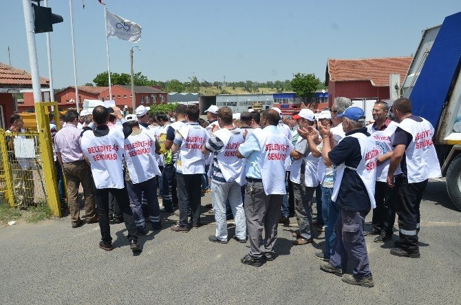 Çorlu’da Belediye İşçileri Greve Gidiyor