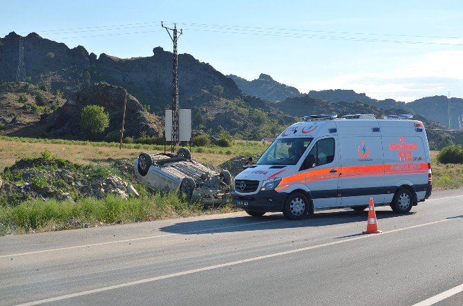 Osmancık’ta trafik kazası : 3 yaralı