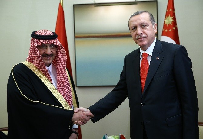 Cumhurbaşkanı Erdoğan, Suudi veliaht prens ile görüştü