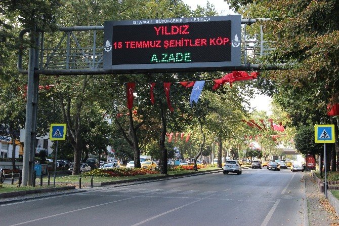 Tabelalarda, Boğaziçi Köprüsü’nün adı 15 Temmuz Şehitler Köprüsü olarak değiştirildi